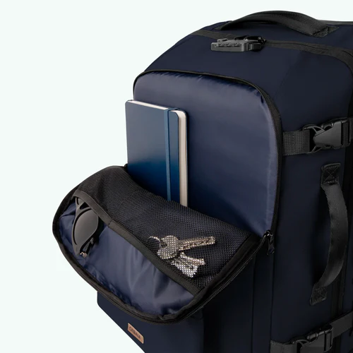 Reykjavik small 2-wheel soft suitcase, navy blue
