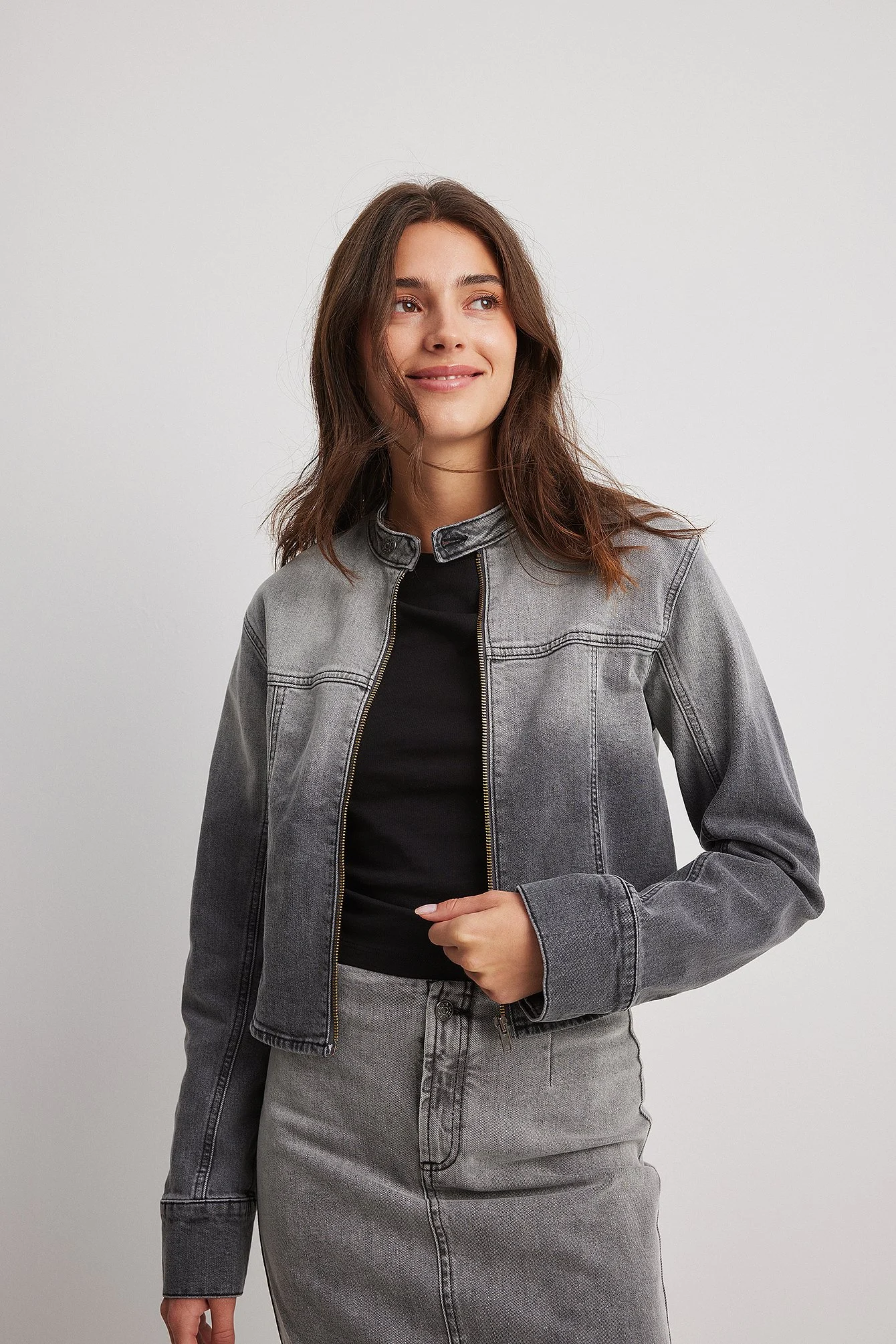 Kurze Jeansjacke