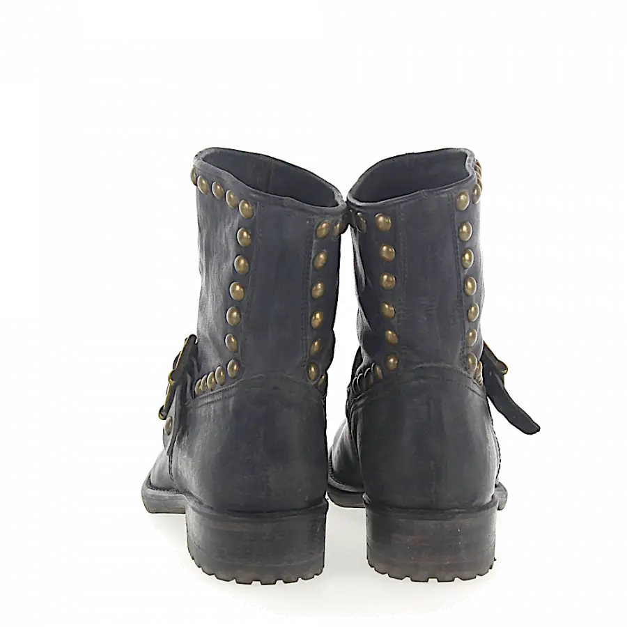Budapester - Cowboy-/ Bikerstiefeletten 597 - blau