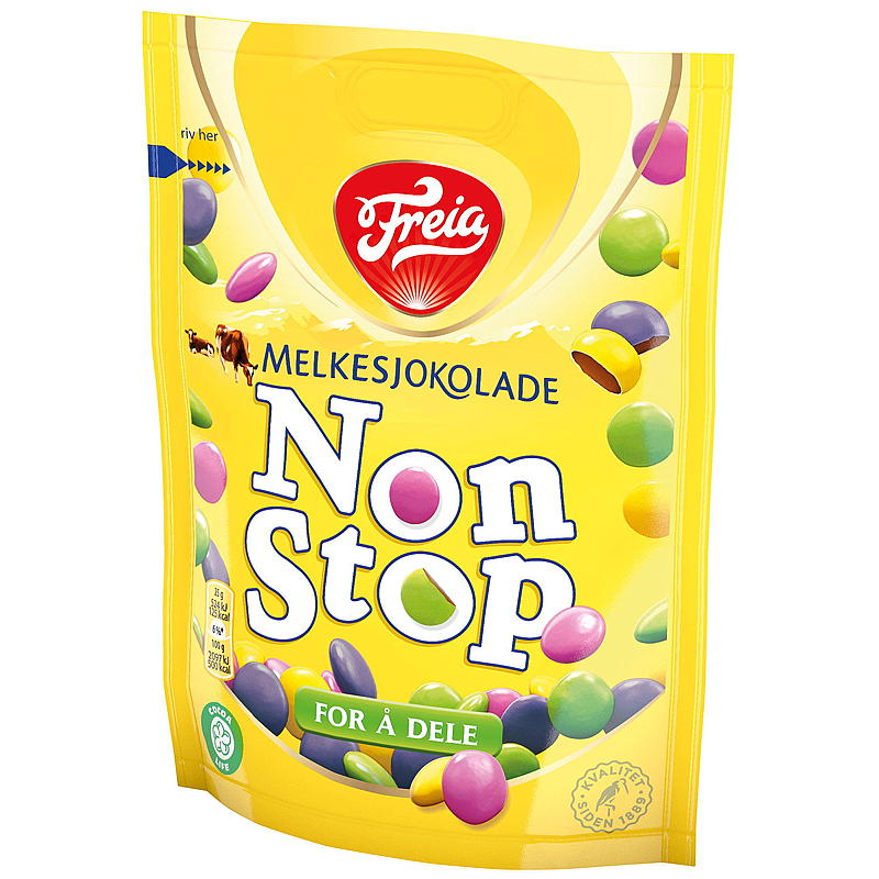 Freia Non Stop 180 g melkesjokolade