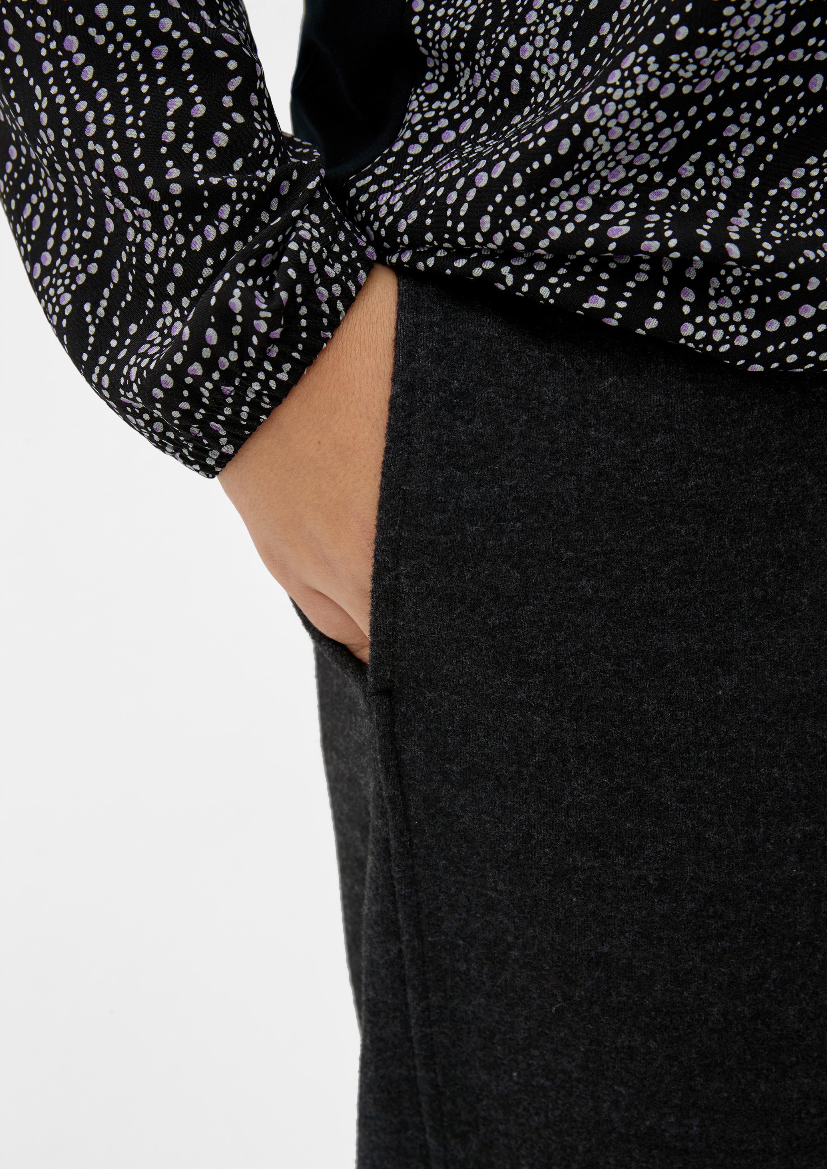 Relaxed: Sweathose in Woll-Optik  2128109-98W0