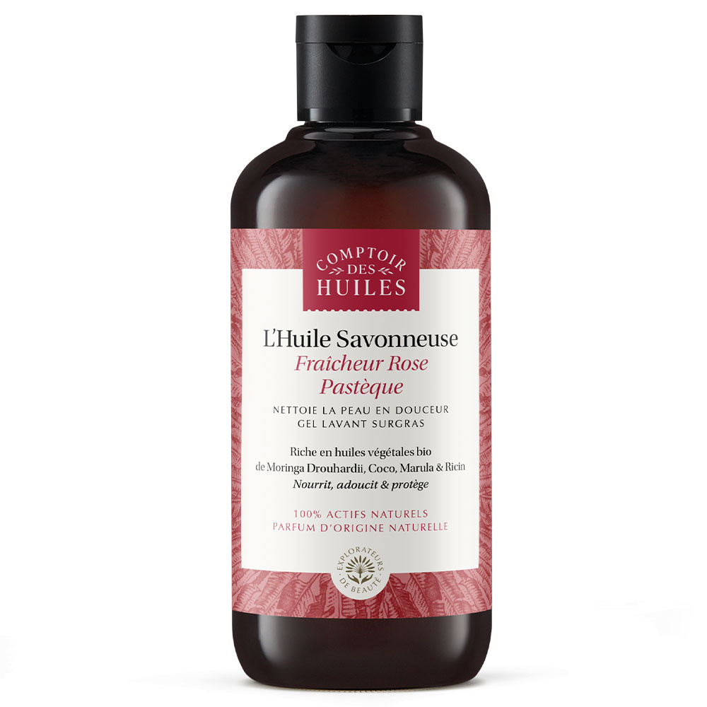 comptoir des huiles L'Huile Savonneuse - Fraicheur rose pastèque 250ml Hygiène