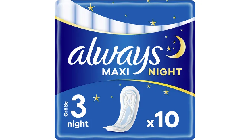 Always MAXI Damenbinden ProFresh Night 10ST
