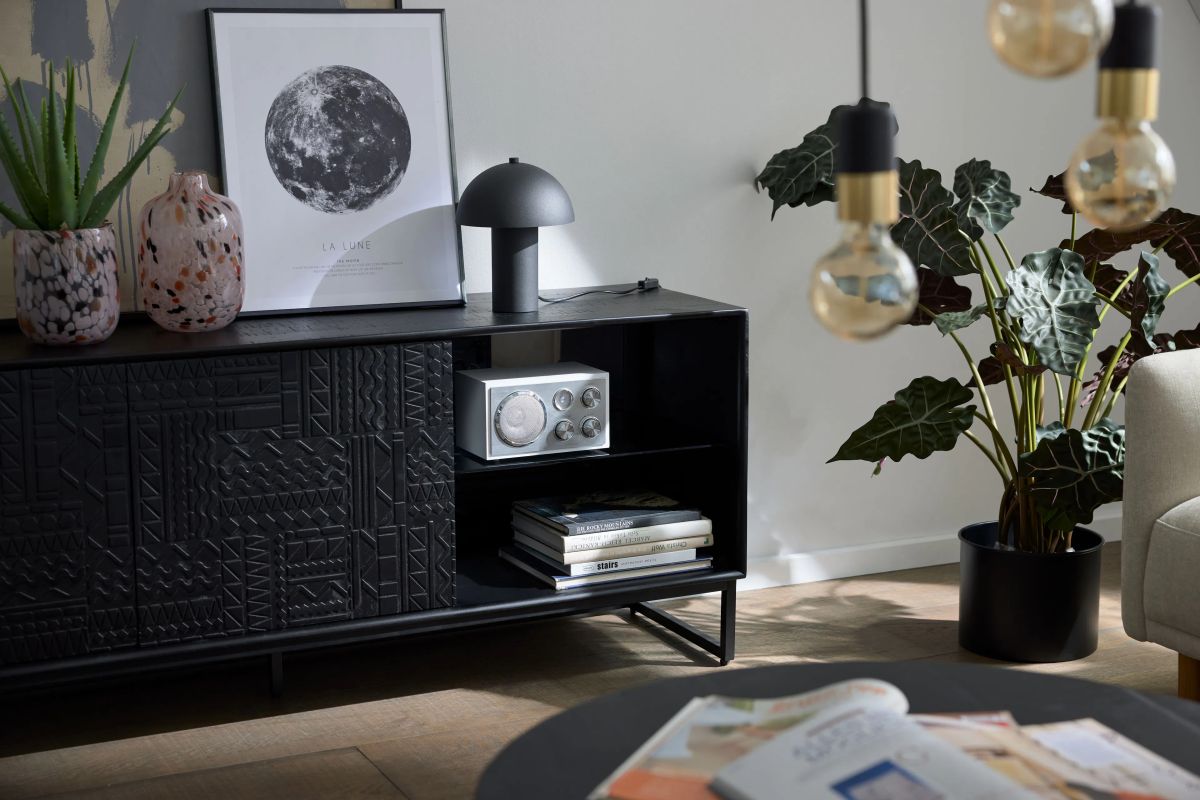 Roomio Lowboard No. 2001 Schwarz