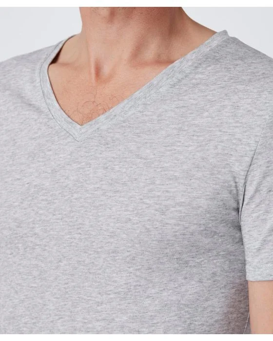 T-shirt col V, maille jersey Climatyl