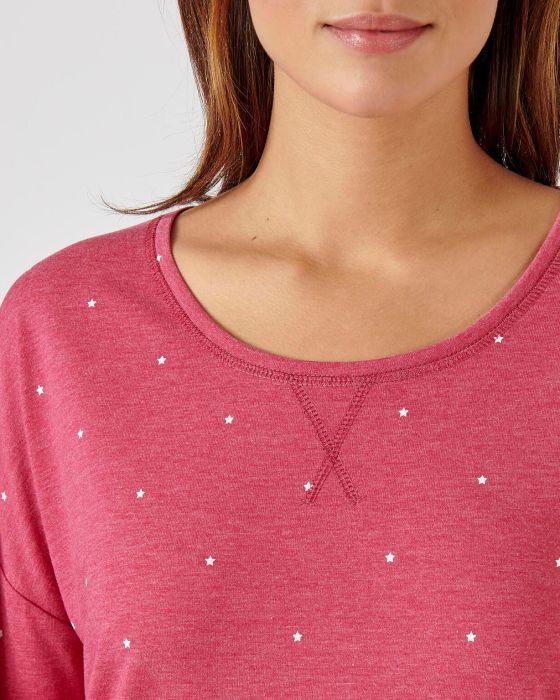Chemise de nuit imprimée étoiles Thermolactyl