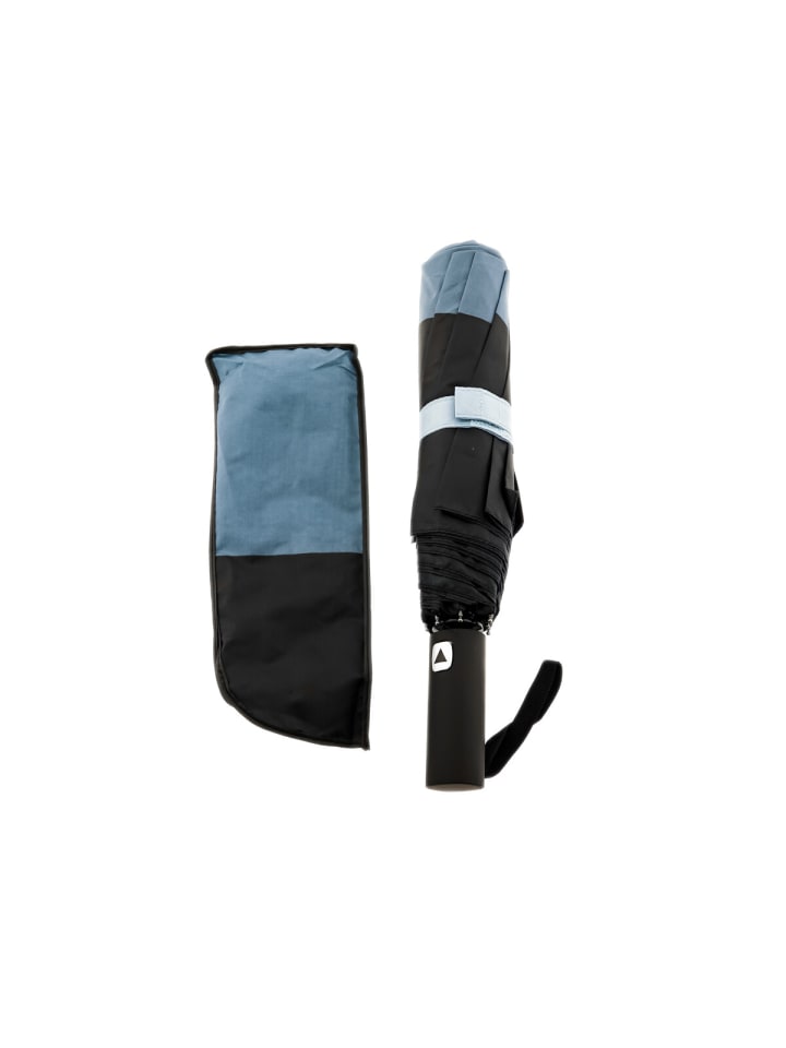 COFI 1453 Regenschirm mit Schutzhülle - Teleskop Taschenschirm ø100 cm Grün in Blau günstig kaufen 100 cm