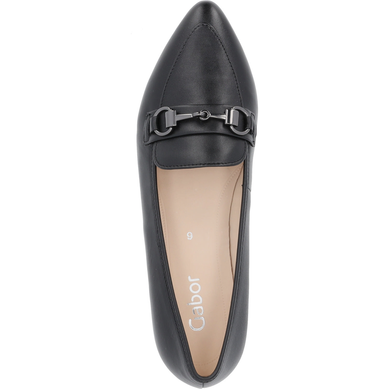 Gabor 31.302, Ballerinas, Damen, schwarz(altsilber)