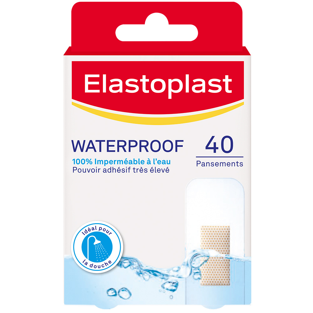 elastoplast ELASTOPLAST WATERPROOF - 40 pansements Pansement