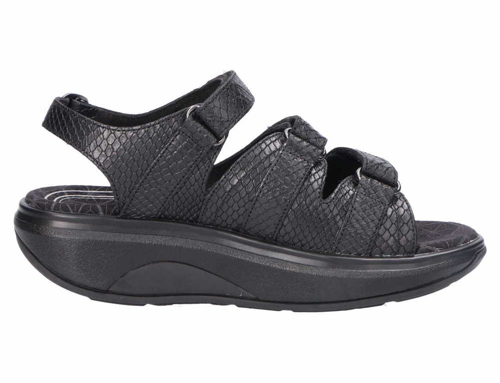 JOYA Komfort Sandalen schwarz Damen Sandale