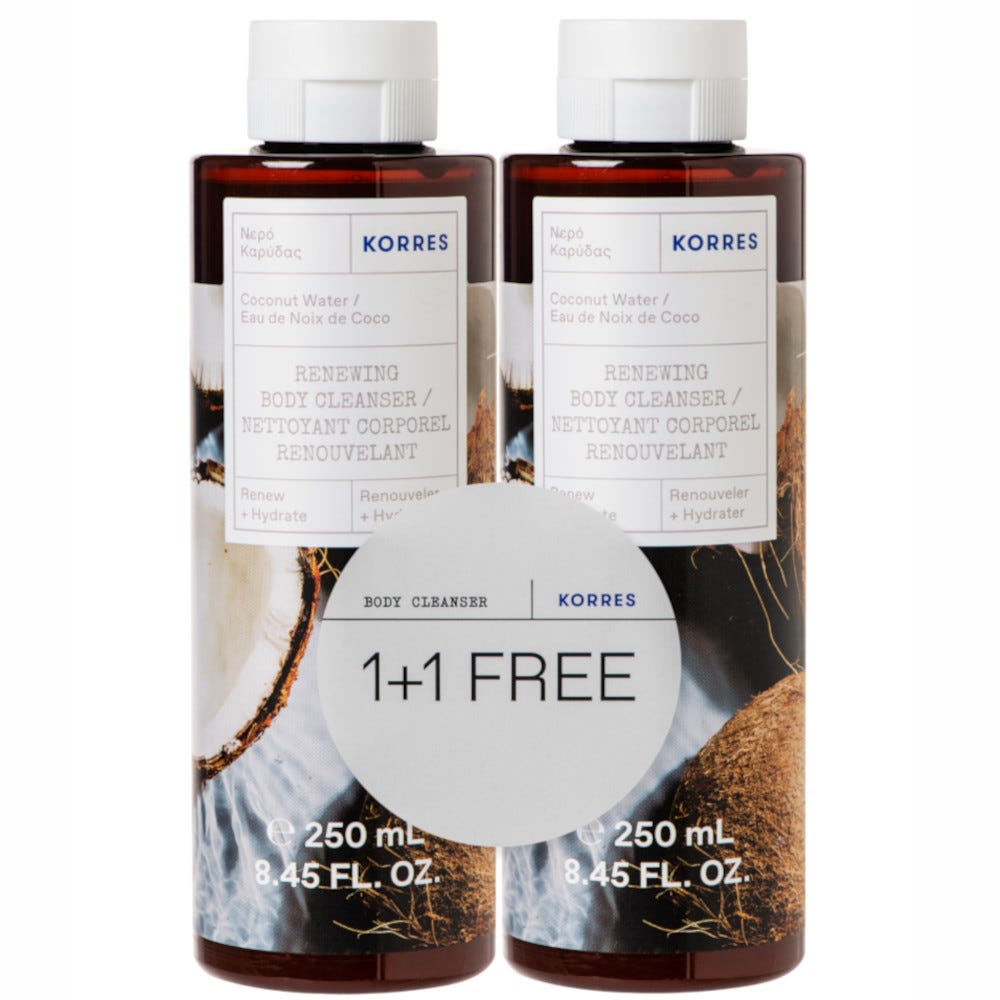 Korres Coconut Water 1+1 Duschgel Set