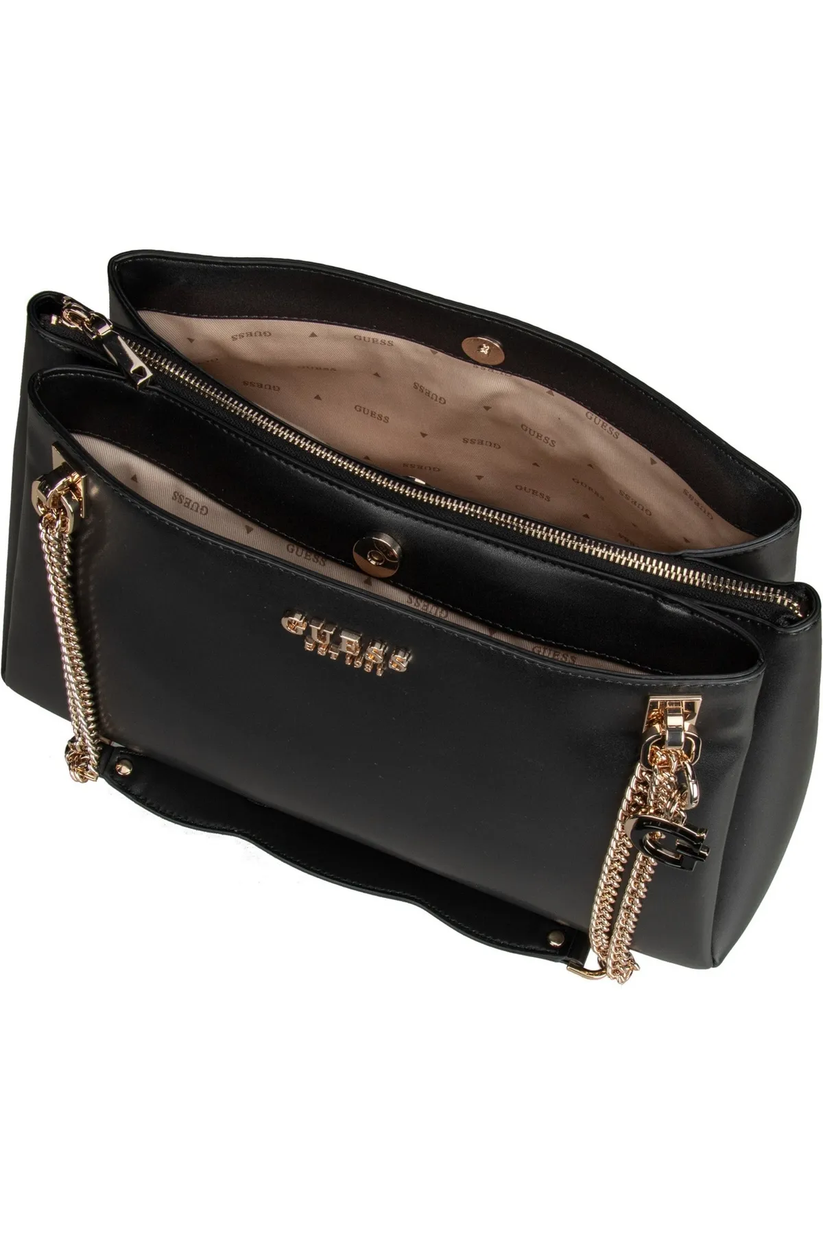 Guess  Handtasche - Schwarz - Unifarben