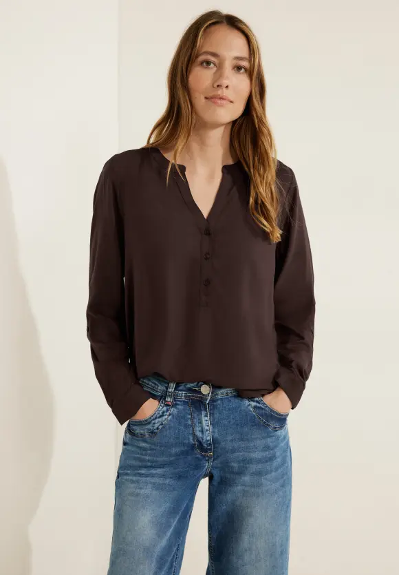 CECIL Bluse in Unifarbe