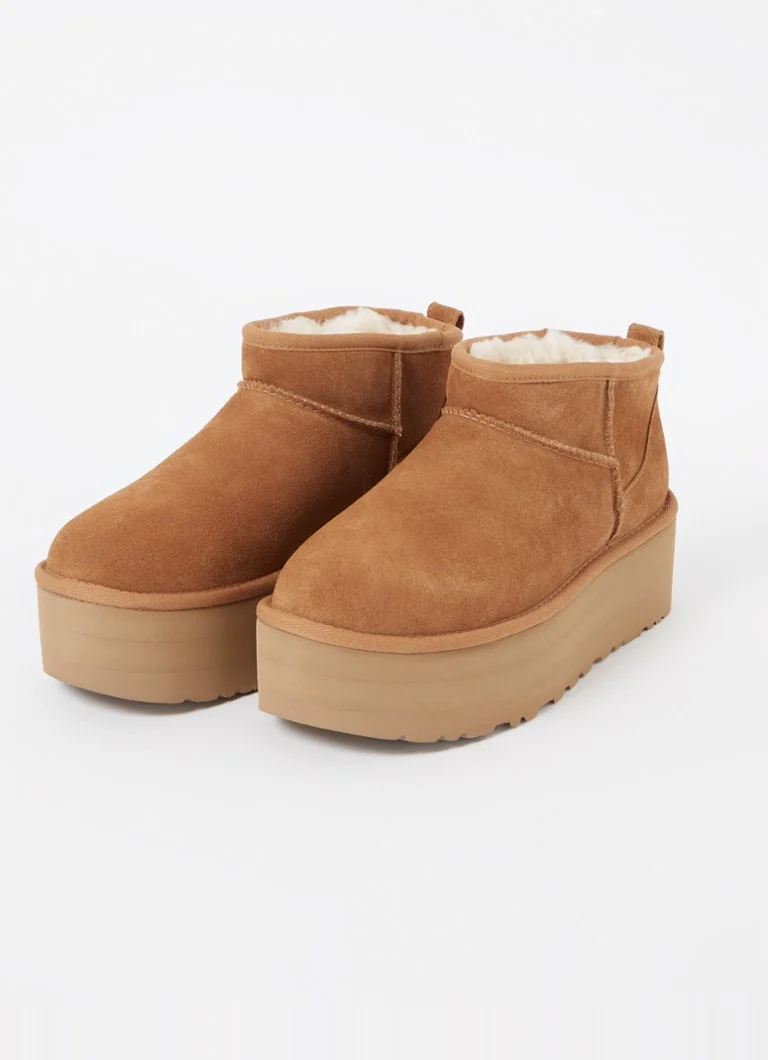 UGG Classic Ultra Mini Suede Μπότες με Πλατφόρμα