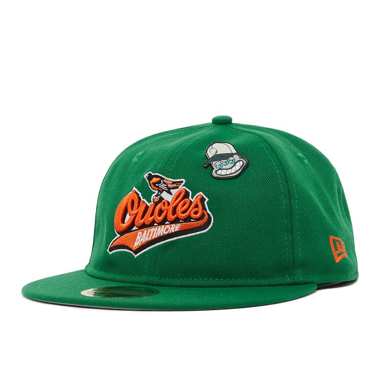New Era MLB Coop Pin 59Fifty® Retro Crown Baltimore Orioles Otc grün