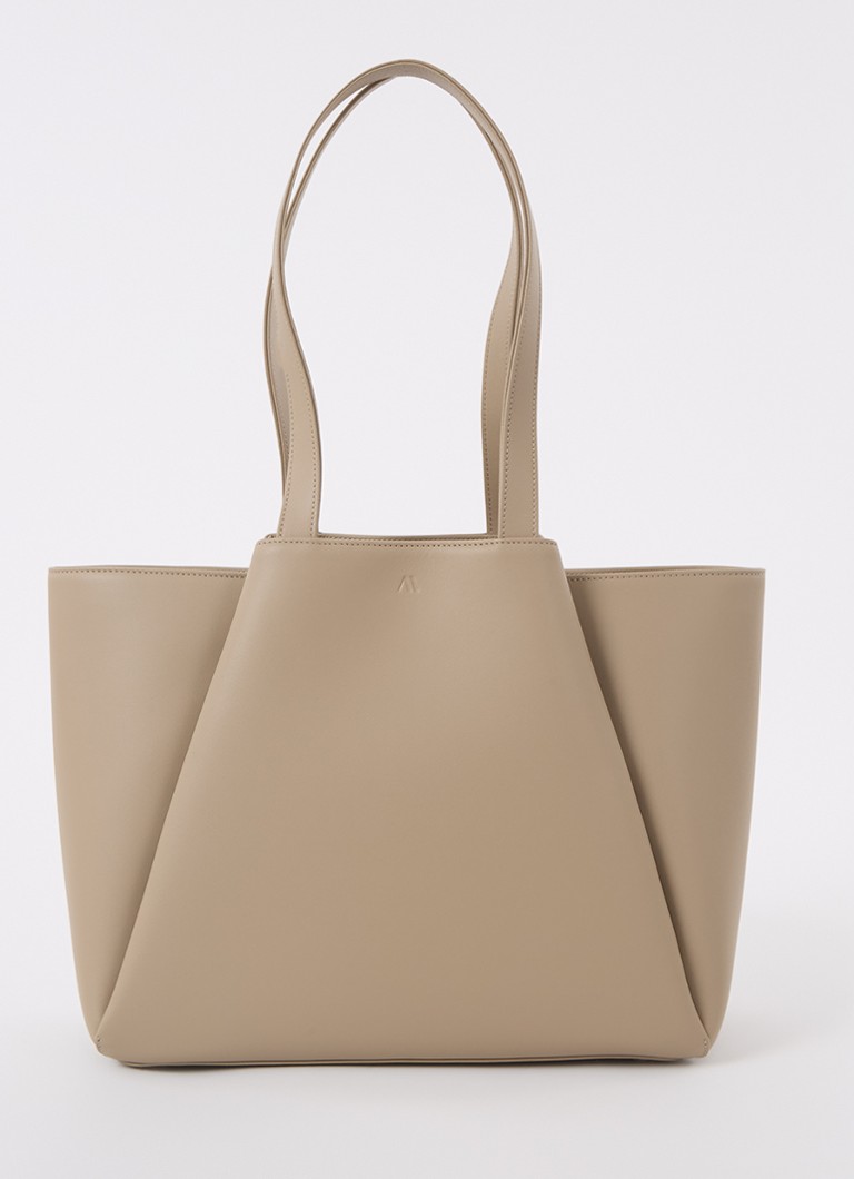 Sac bandoulière KAAI Midi Pyramid en cuir avec compartiment pour ordinateur portable 13,5 pouces