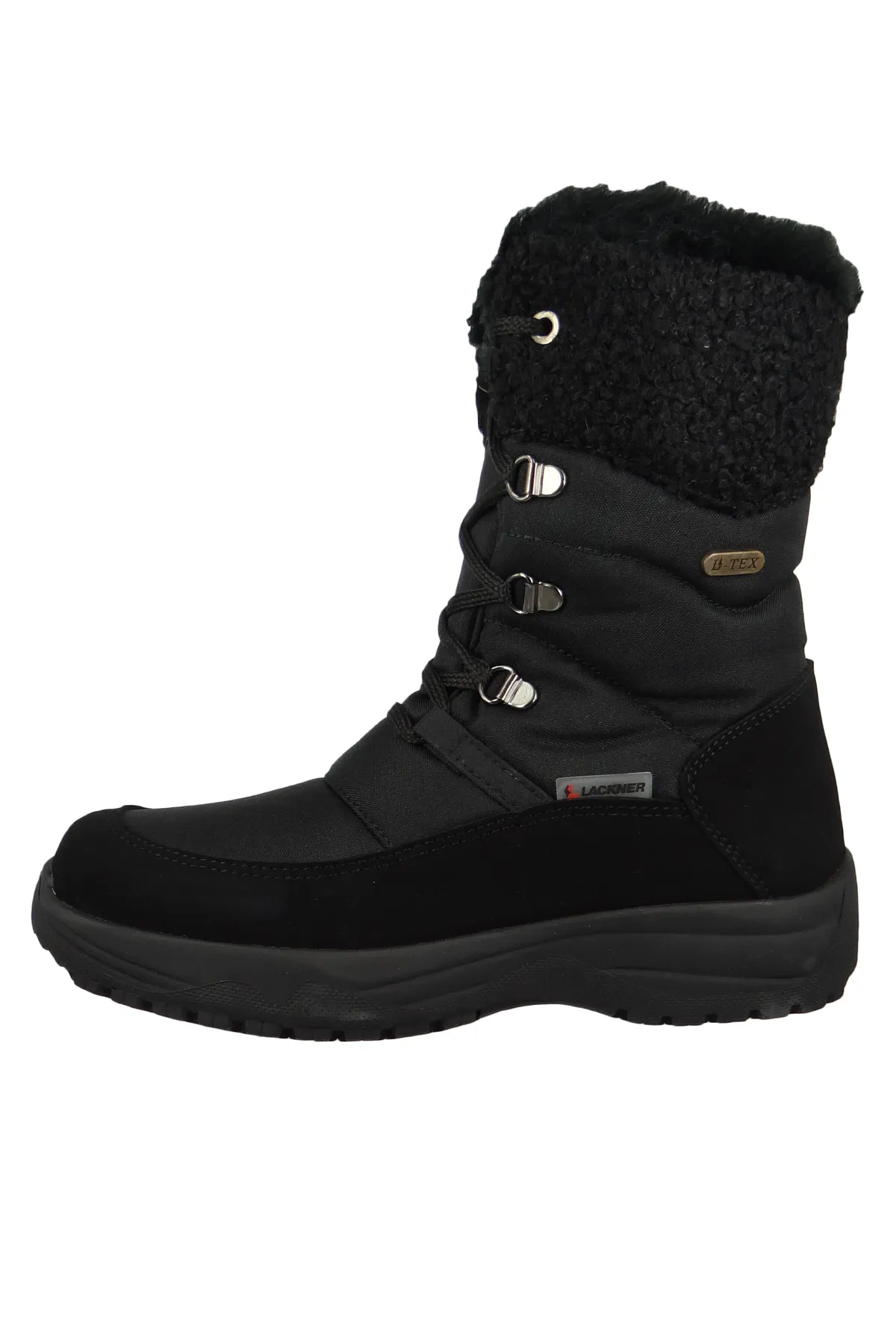 LACKNER  Erika L's TXOC 7952 Damen Stiefel Winterstiefel Winterschuhe LederSynthetik Schwarz Schwarz