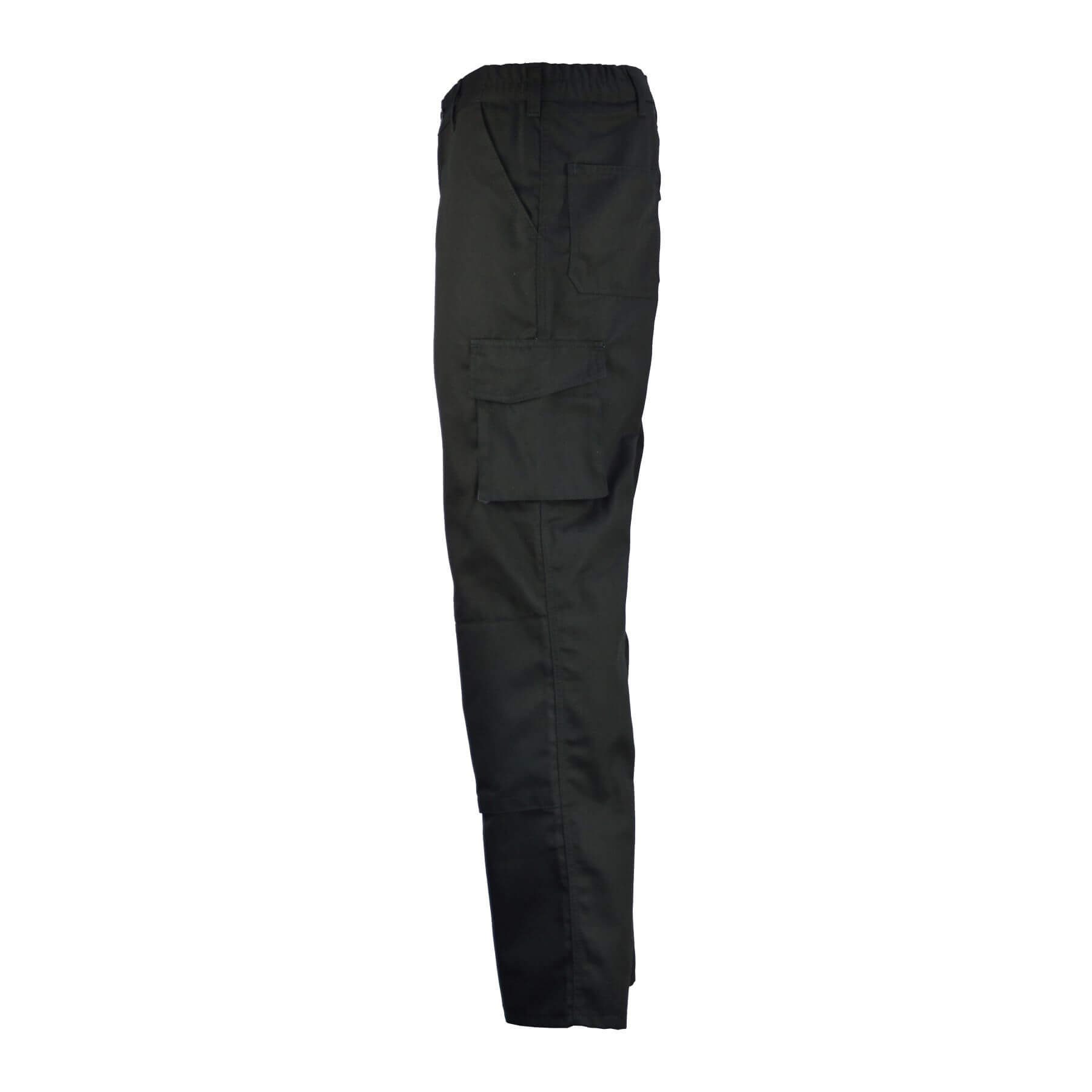 workawear Arbeitshose Top Qualität schwarz/grau Cargohose elastische Stoffeinsätze 2 Farbig