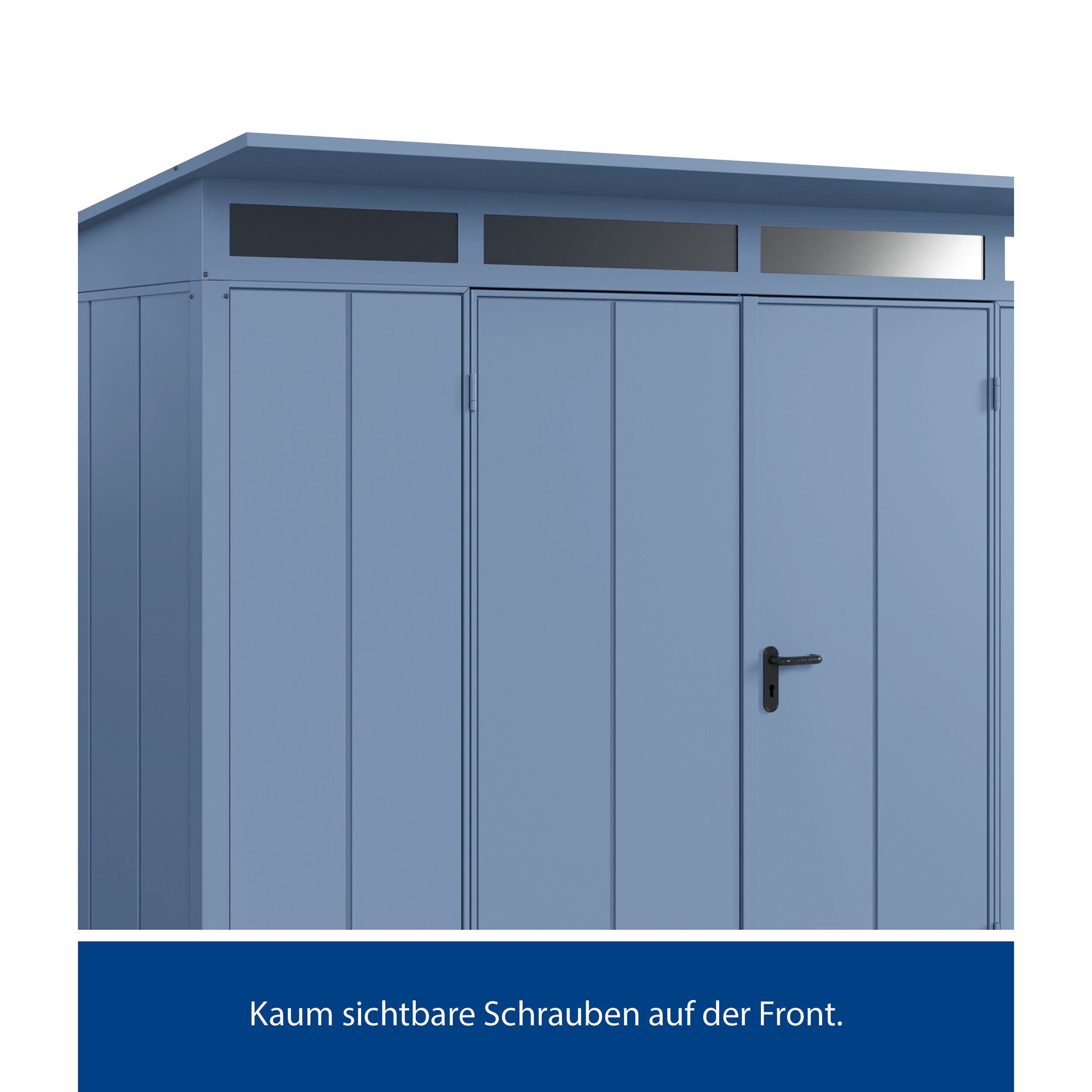 Set Berry Modern-P,Typ 3 Gerätehaus - Blau