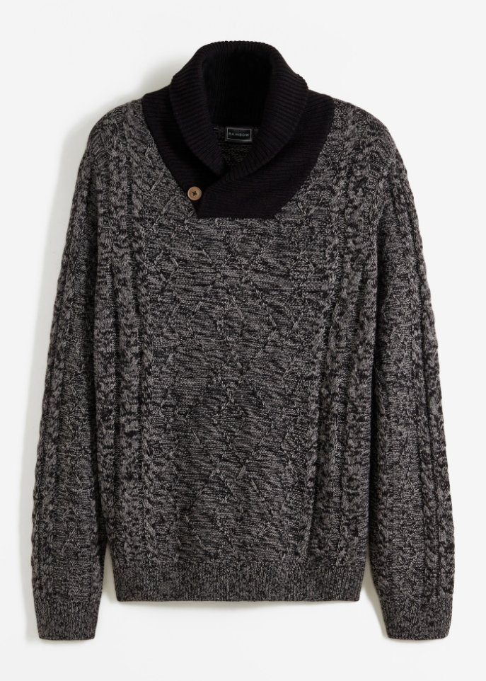 Pullover mit Schalkragen