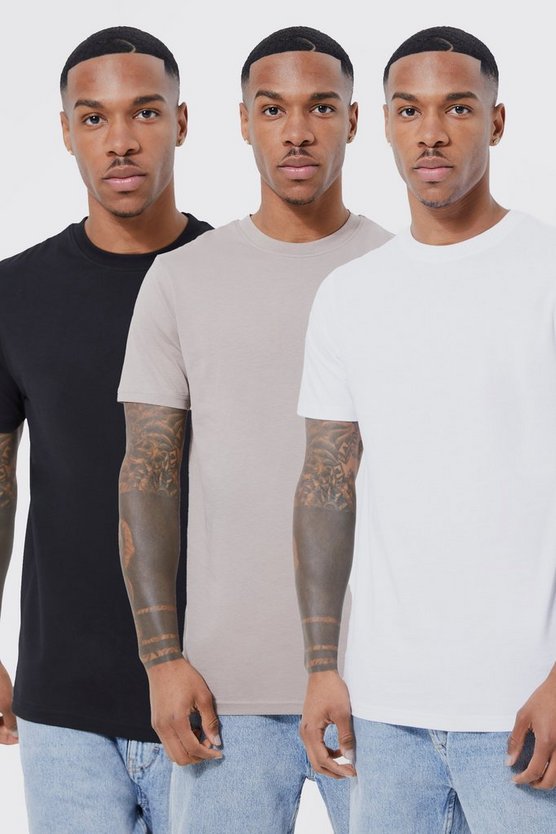 3er-Pack Slim-Fit T-Shirts