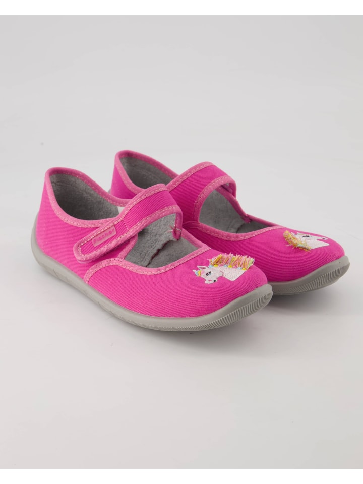 Fischer Hausschuhe in Rosa günstig kaufen