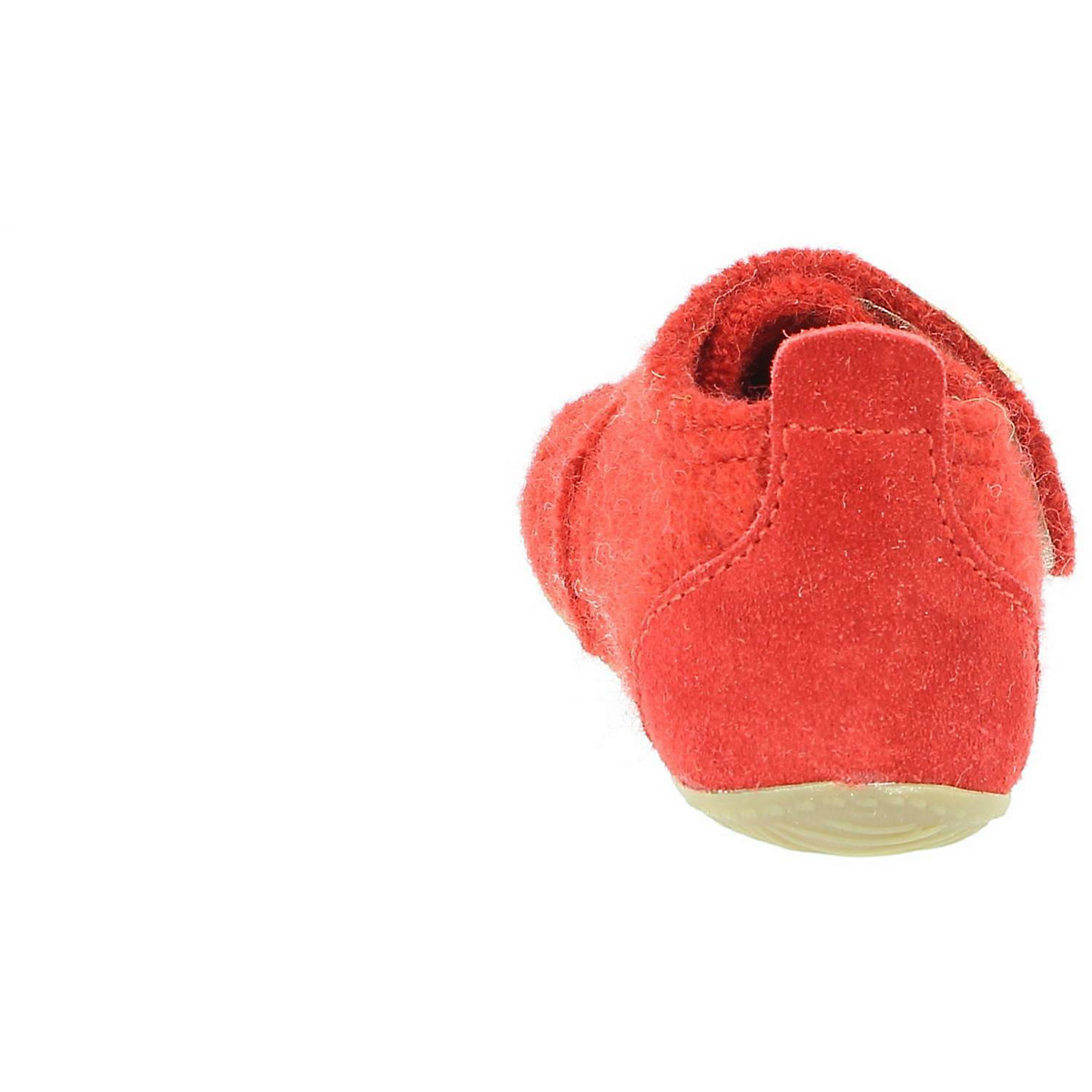 Babyklett. Velourlederkappe Rot Ballerinas