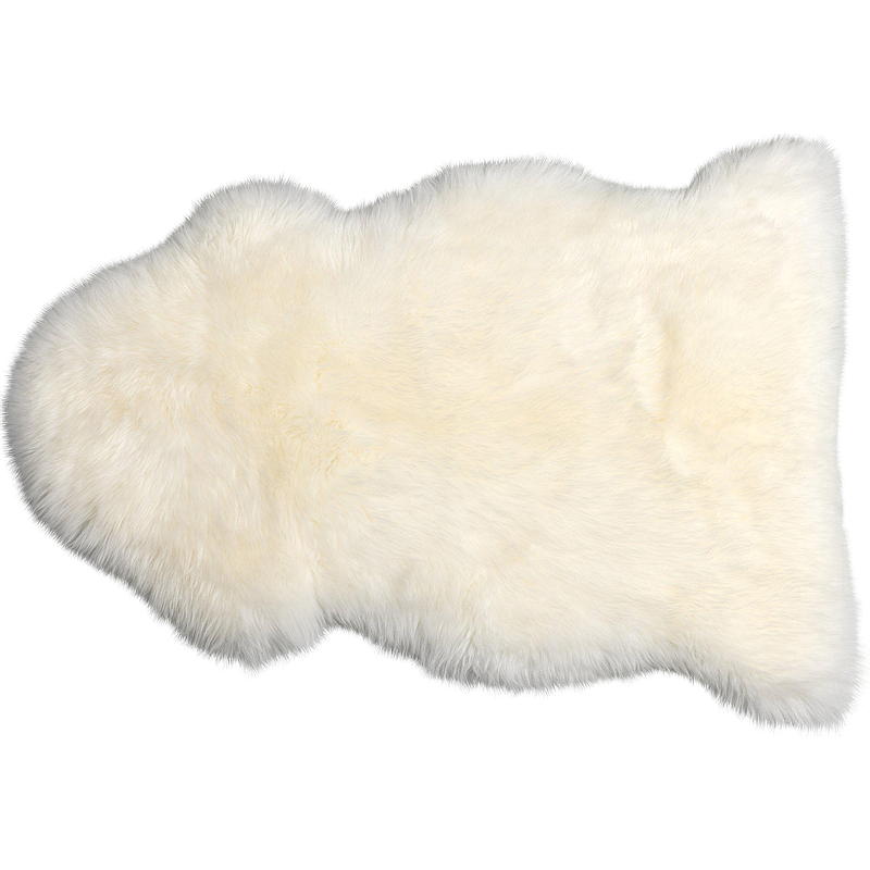 Home Lammeskinn 85 cm hvit