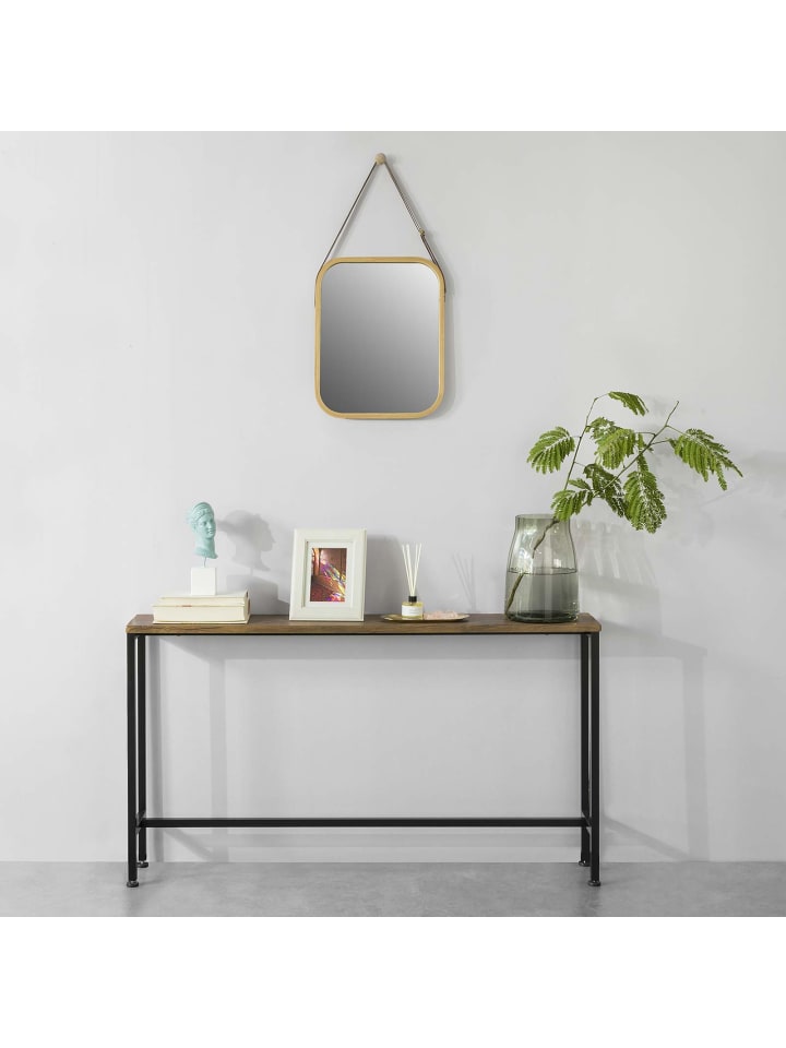 SoBuy Konsolentisch in Braun und Schwarz - (B)120 x (H)65 x (T)20cm günstig kaufen onesize