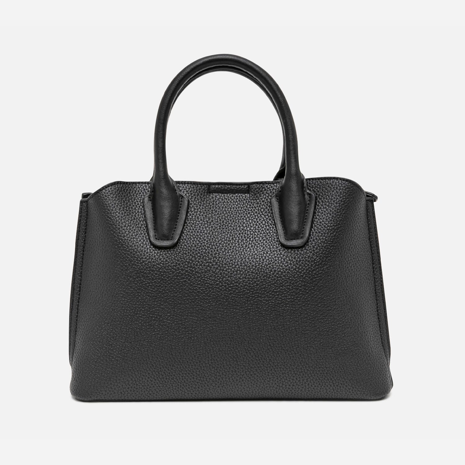 Sac à main noir grené