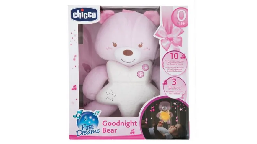 Chicco - Gute Nacht Bärchen Rosa