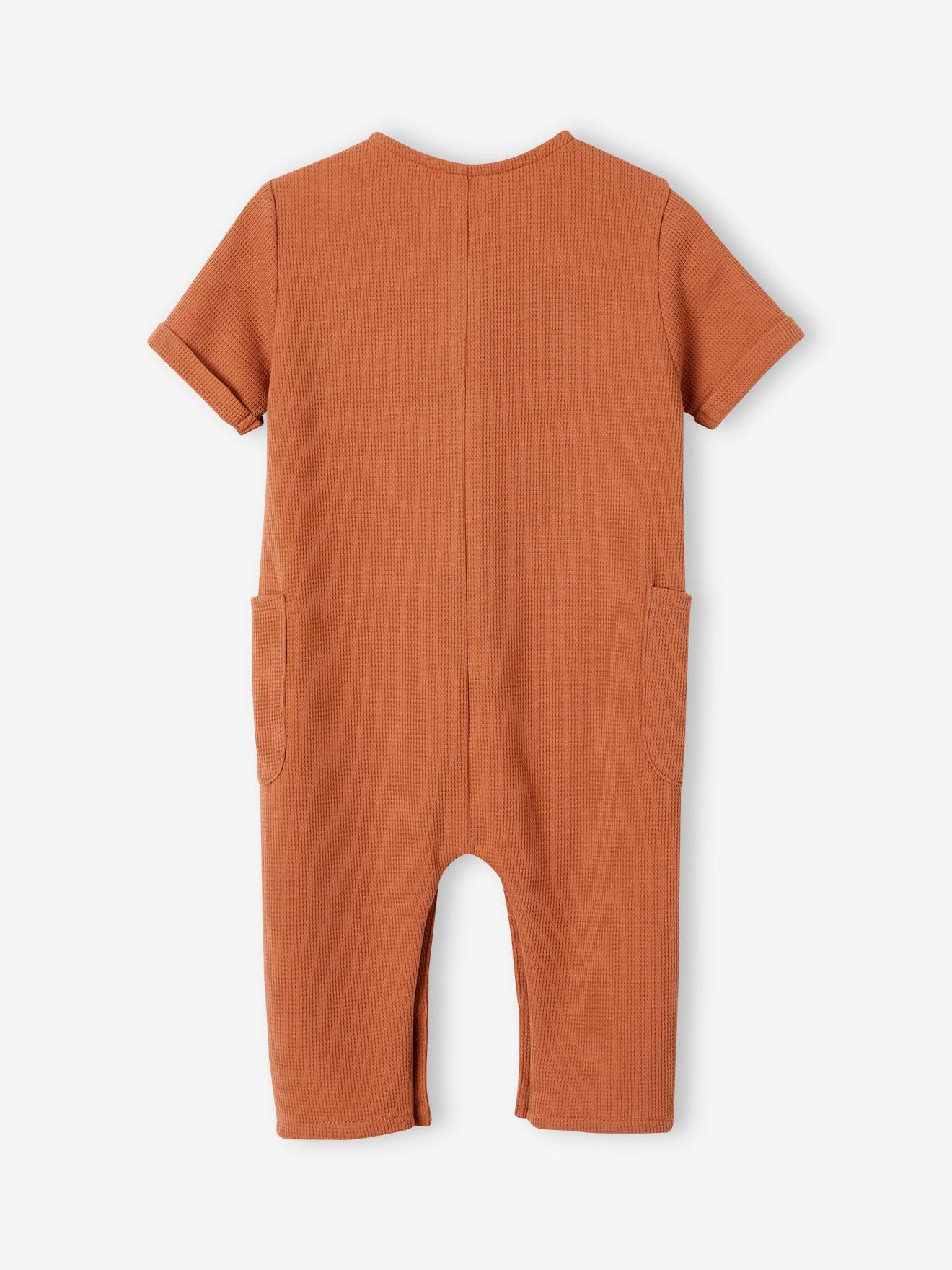 Vertbaudet Jungen Baby Overall Oeko-Tex - rost
