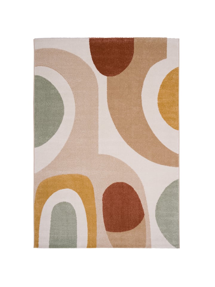 Pergamon Designer Teppich Faro Retro in Beige günstig kaufen 80 x 150 cm