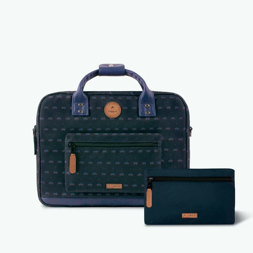 Padua dark blue laptop bag