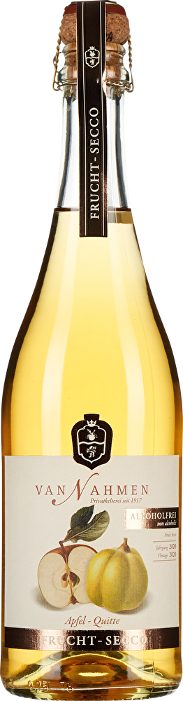 van Nahmen Frucht-Secco alkoholfrei Probierpaket  + 2 Gläser gratis