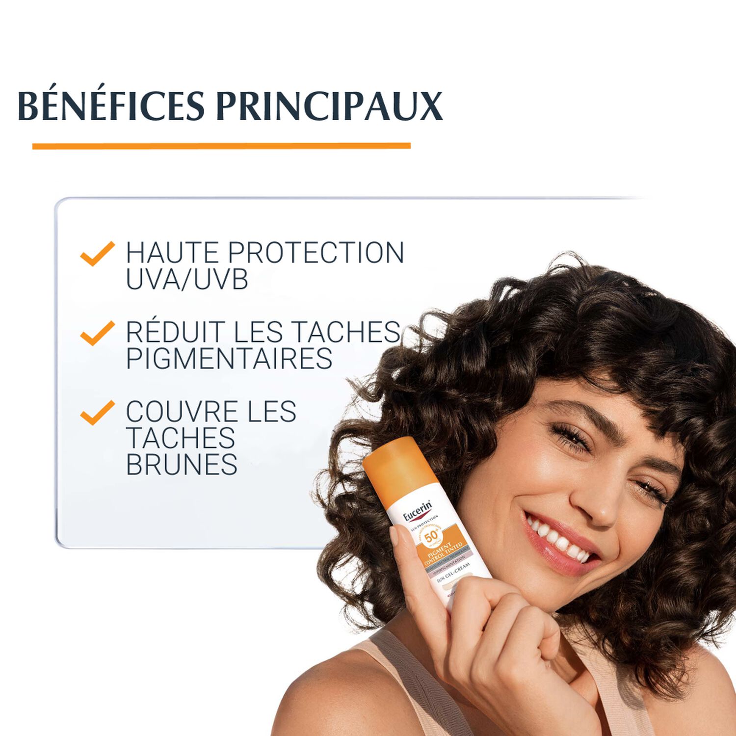 Eucerin Sun Protection SPF50+ Gel Crème Teinté - Medium