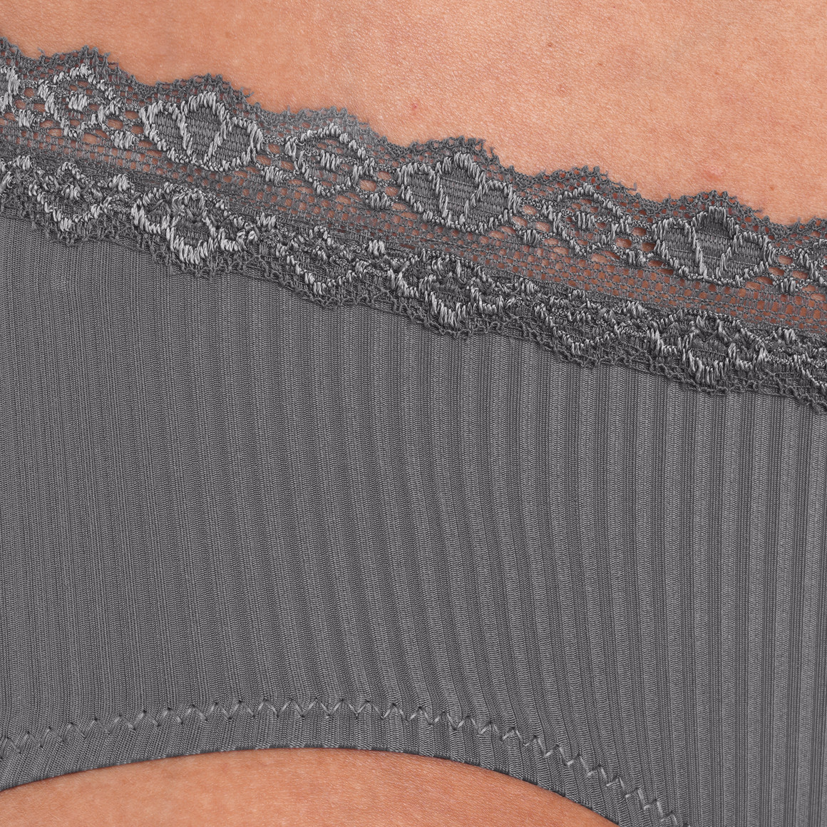 Damen Panty mit Rippstruktur