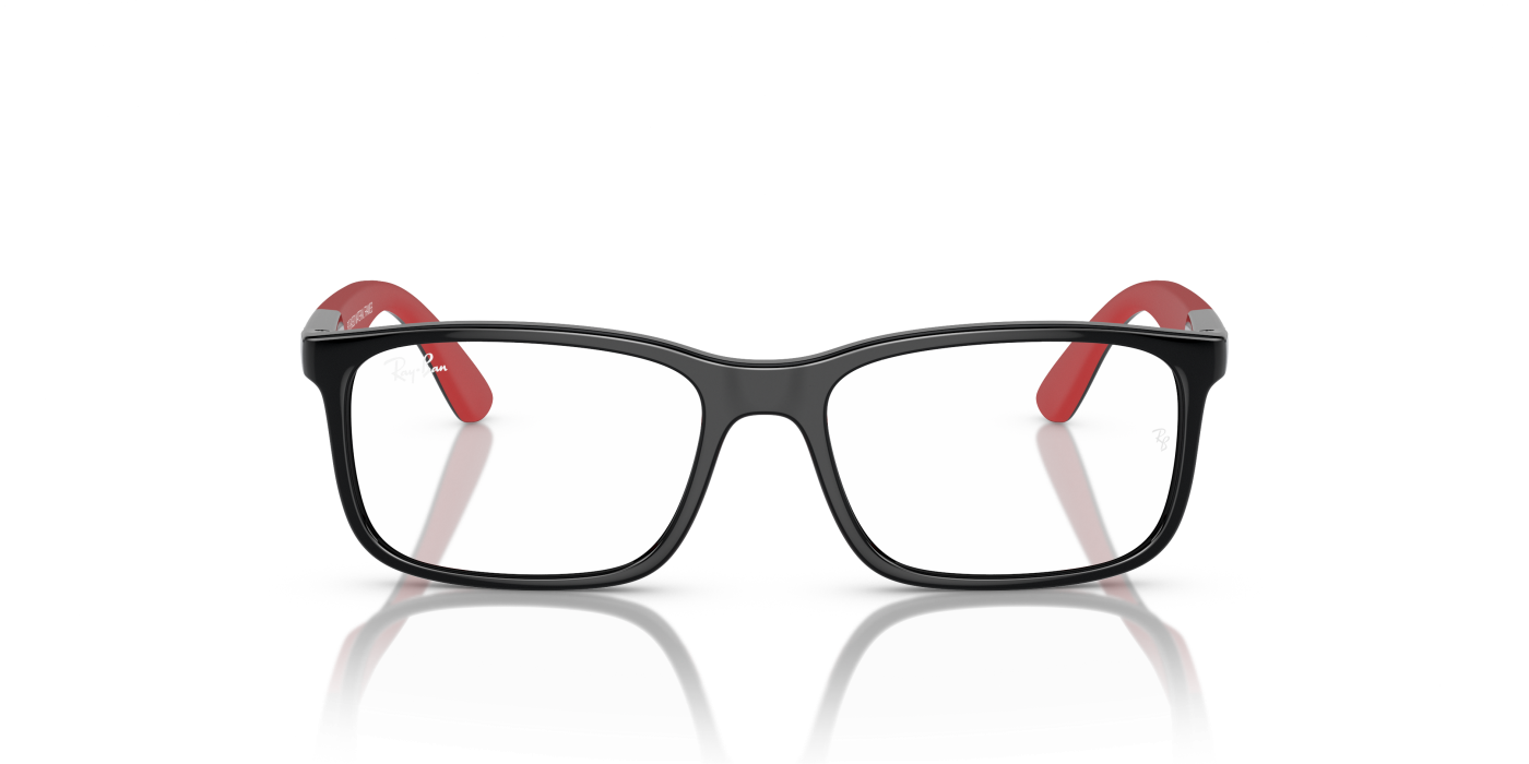 RB1621 OPTICS KIDS BIO-BASED - Negru lucios pe roșu
