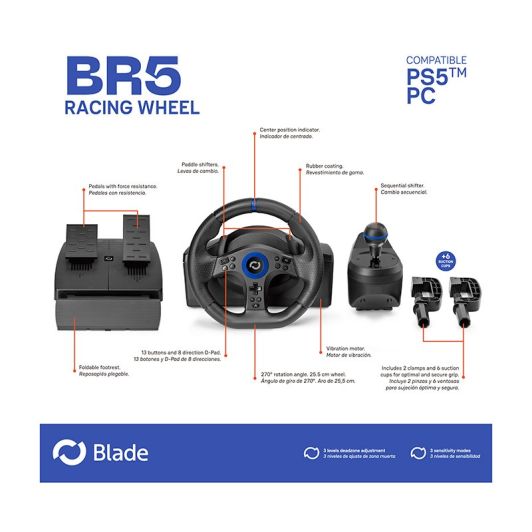 Stuurwiel BLADE BR5 Racing Wheel