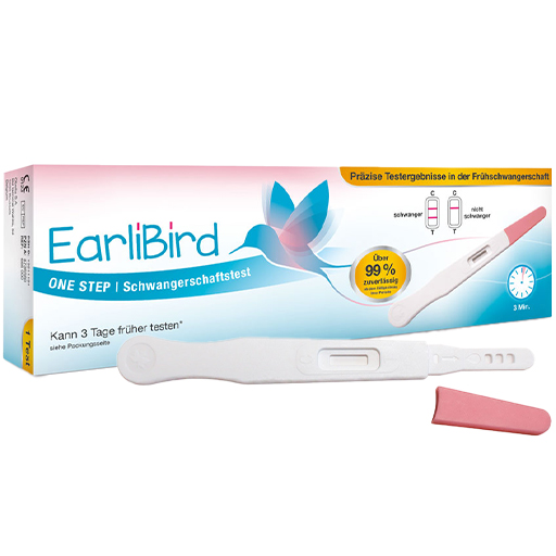 EARLIBIRD Schwangerschaftstest  1 St  Teststreifen