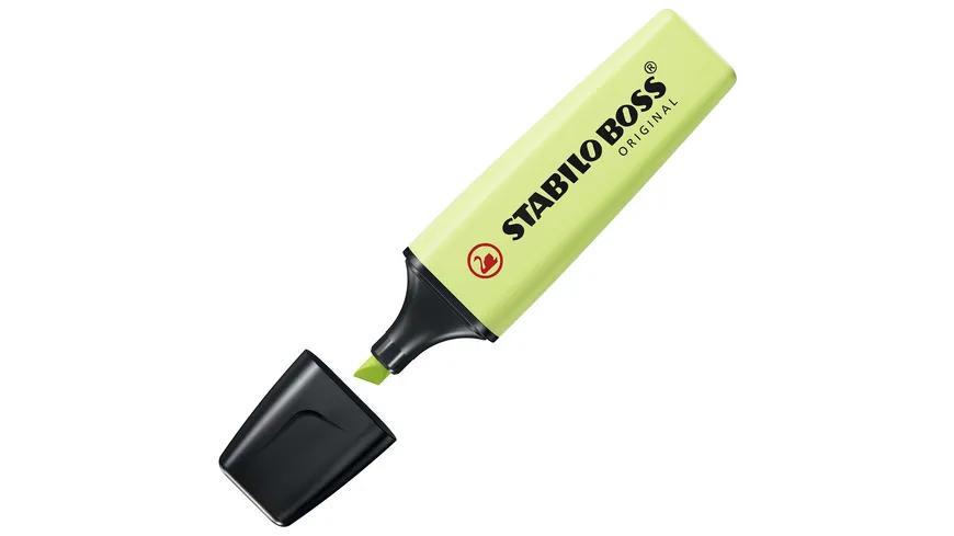 STABILO® Textmarker - STABILO BOSS ORIGINAL Pastel - Einzelstift - Prise von Limette limette