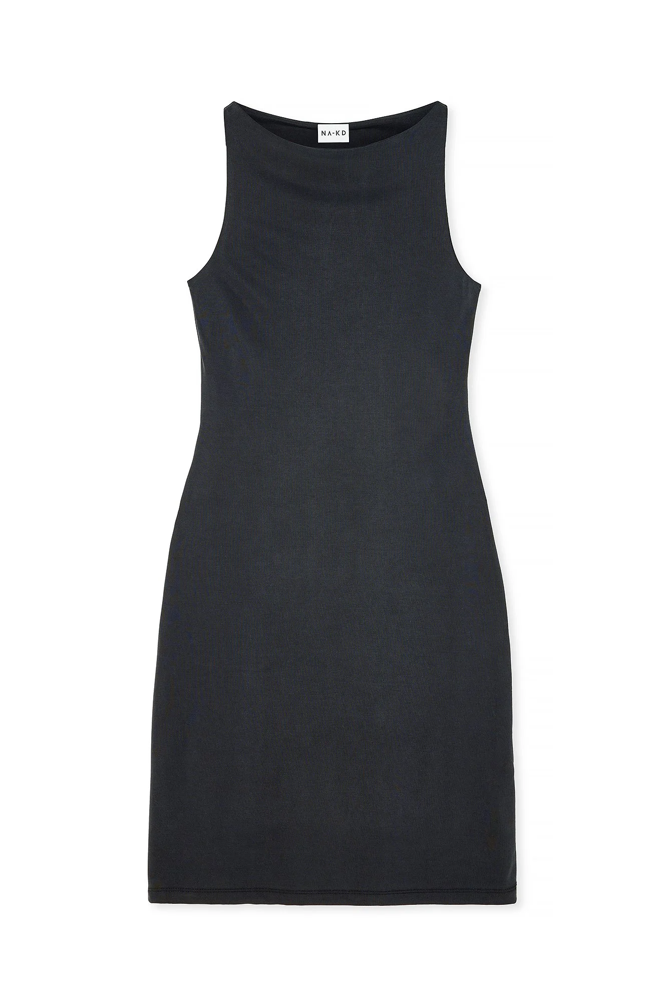Midikleid mit U-Boot-Ausschnitt