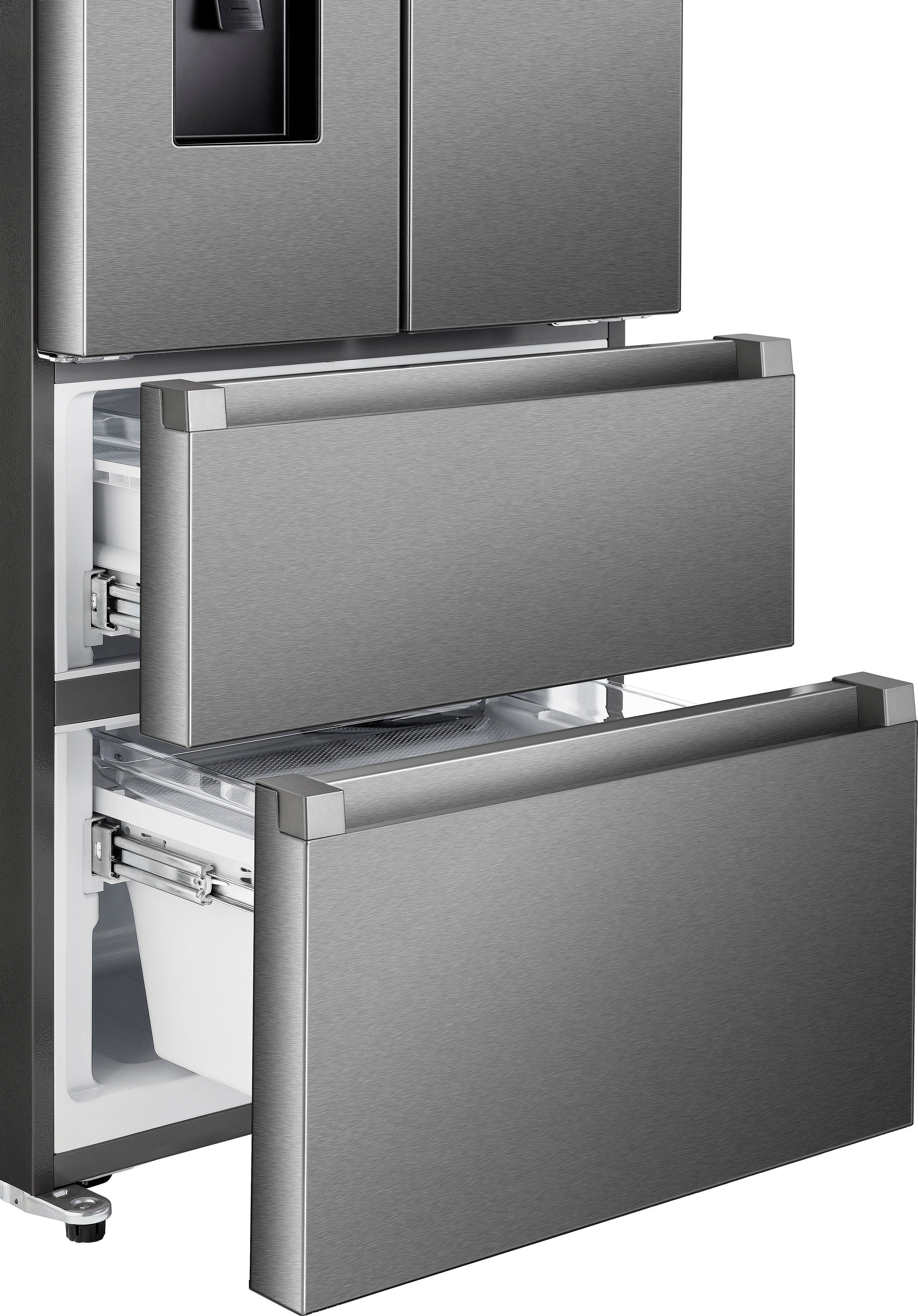 Hanseatic French Door HFD20070EWDI, 200 cm hoch, 70,4 cm breit, NoFrost, Wasserspender