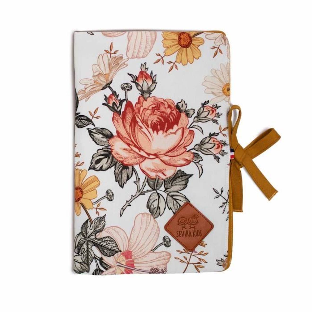 Protége carnet de santé bébé en coton