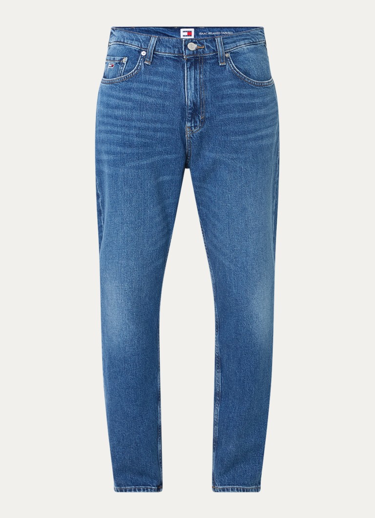 Jeansy Tommy Hilfiger Isaac zwężane, średnie wyblaknięcie