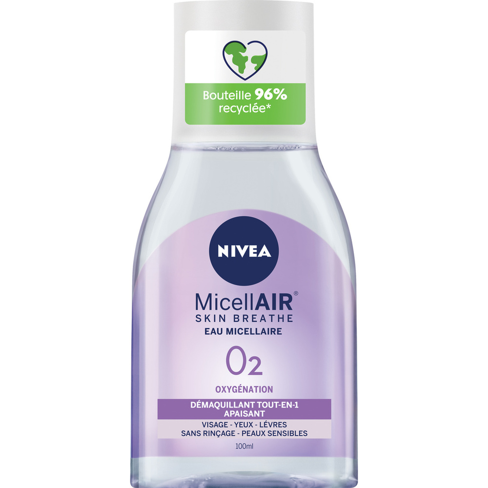nivea MICELLAIR - Eau démaquillante peaux sensibles Démaquillant micellaire Format voyage