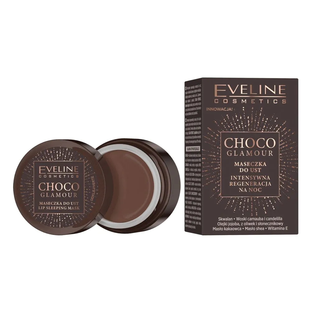 Eveline Choco Glamour Μάσκα Χειλιών για Εντατική Αναγέννηση