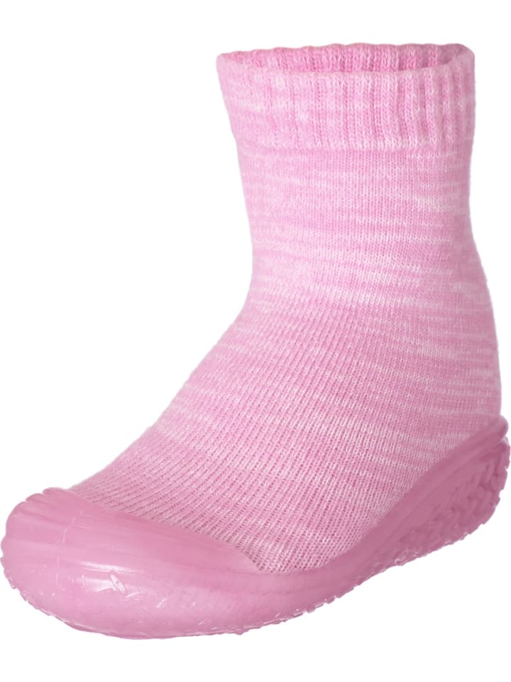 Playshoes Hausschuh gestrickt in Rosa günstig kaufen