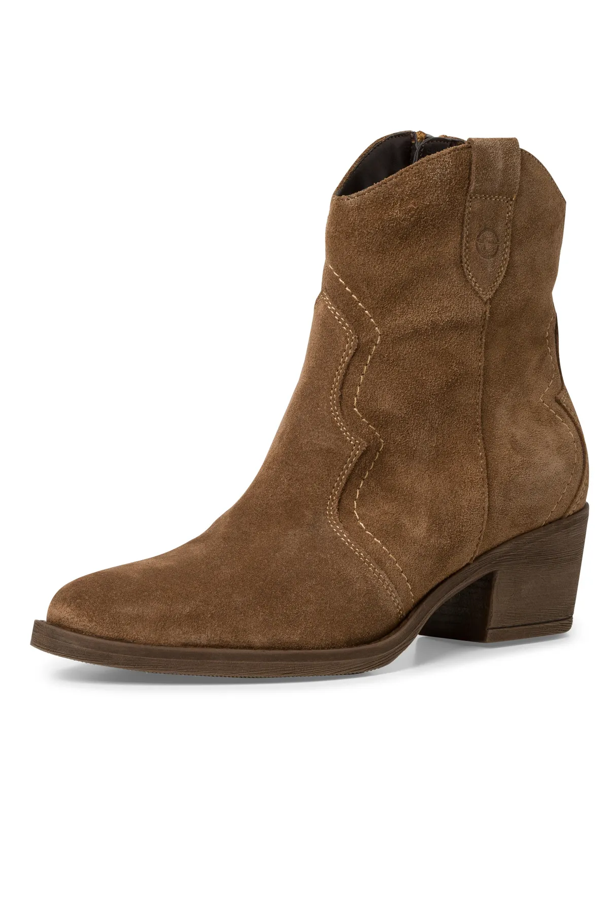 Tamaris  Damen Elegante Stiefelette 1-25702-41 Braun 300 Brown Leder mit TOUCH-IT