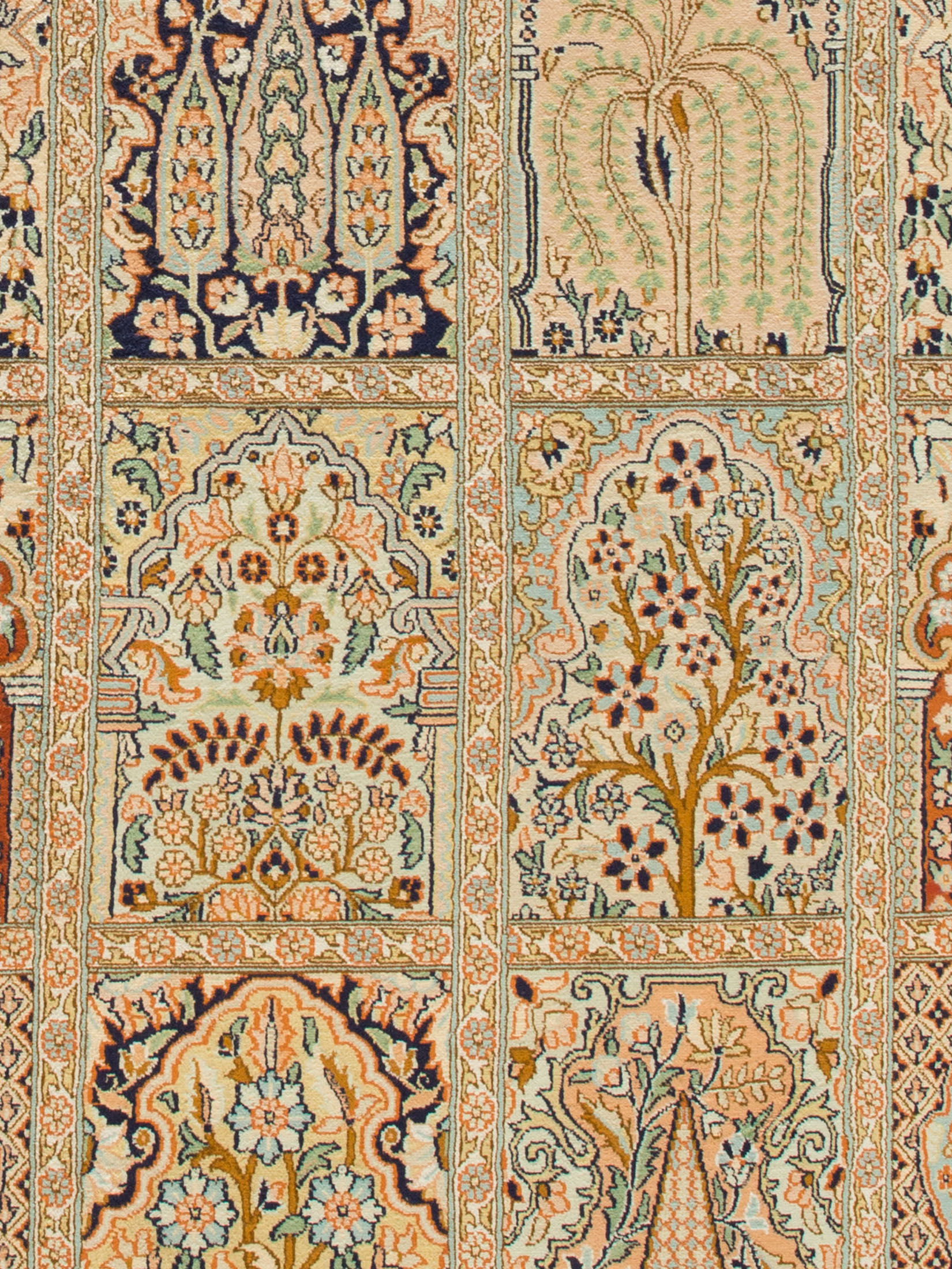 Kaschmir Seide 18/18 ca. 246 x 311 cm, Unikat / Einzelstück